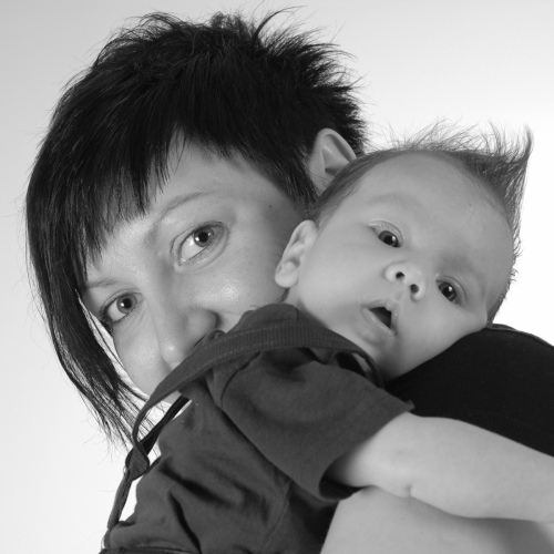 Kuschelig mit Mama